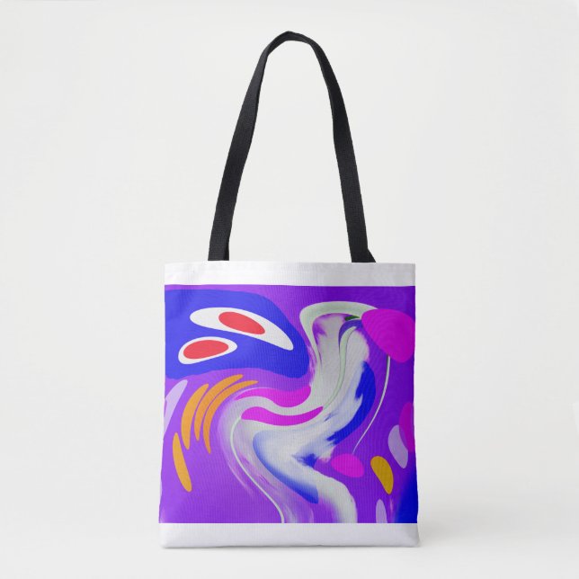 Bolsa Tote Moda de viagem de espaço e tempo (Frente)