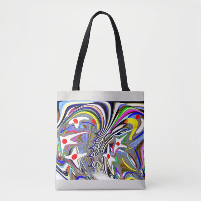 Bolsa Tote Moda divertida molda arte (Frente)