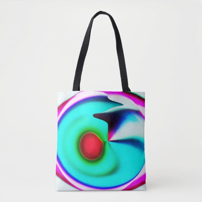 Bolsa Tote Moda do ponto vermelho (Frente)