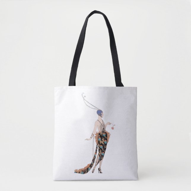 Bolsa Tote moda feminina de 1919 (Frente)