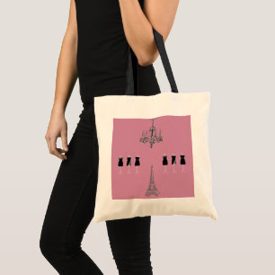 Bolsa Tote Moda francesa Tema Paris Tote Bag