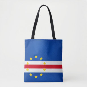 Bolsa Tote Moda Legal da bandeira Cabo Verde
