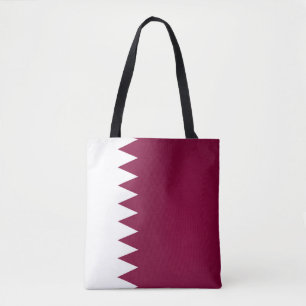 Bolsa Tote Moda Legal da bandeira do Qatar