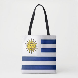 Bolsa Tote Moda Legal da bandeira do Uruguai