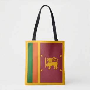 Bolsa Tote Moda Legal de Bandeira do Sri Lanka