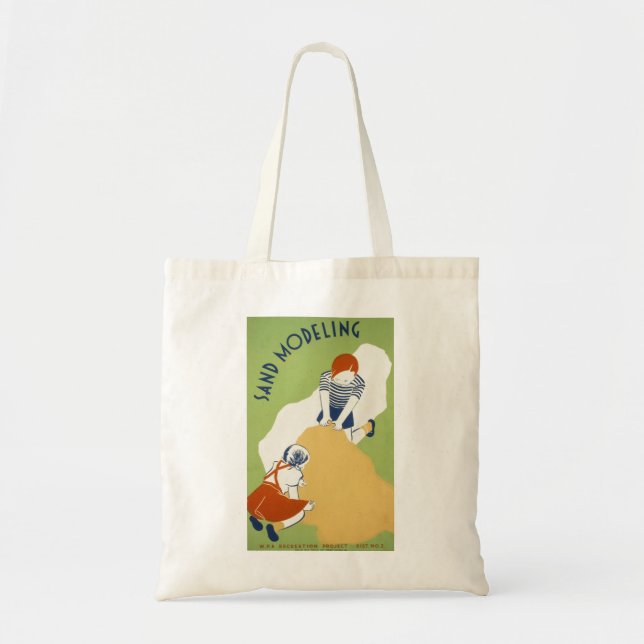 Bolsa Tote Modelagem de areia (Frente)