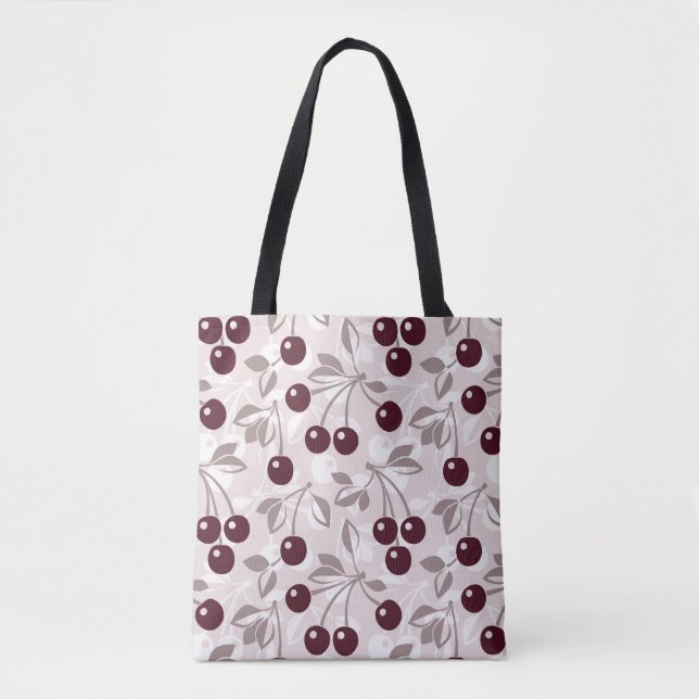 Bolsa Tote Modele com cerejas 2 (Frente)
