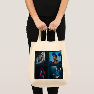 Bolsa Tote Modelo de Colagem de Fotografias Personalizada 6