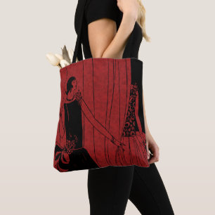 Bolsa Tote Modelo de Desfile de Moda Art Déco dos Anos 1920 V