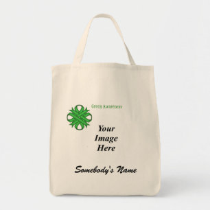Bolsa Tote Modelo de Fita Verde por Kenneth Yoncich