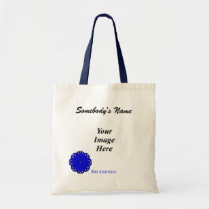 Bolsa Tote Modelo de Flower Azul por Kenneth Yoncich
