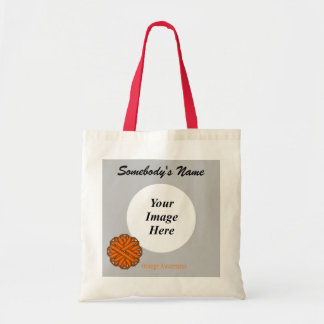 Bolsa Tote Modelo de Flower Laranja por Kenneth Yoncich