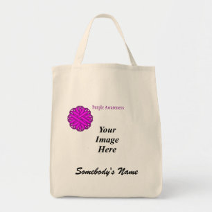Bolsa Tote Modelo de Frota Roxa por Kenneth Yoncich