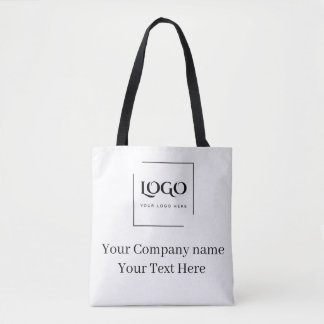Bolsa Tote Modelo de logotipo personalizado elegante