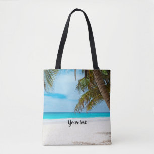 Bolsa Tote Modelo de Paraíso Tropical