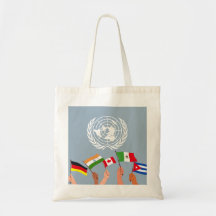 modelo de saco de tote da onu (girassol)