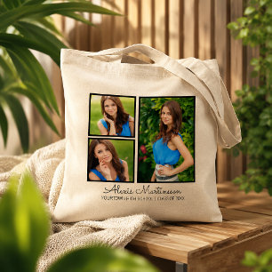 Bolsa Tote Modelo de Tote de Foto de Três Graduações