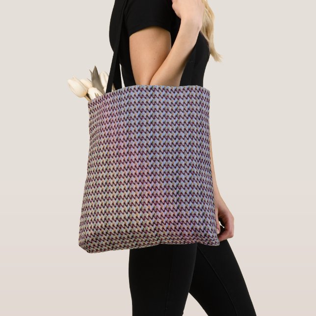 Bolsa Tote Modern abstract digital pattern design 1260 (Close Up)