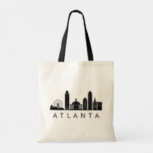 Bolsa Tote Modern Atlanta Georgia Estilizou Skyline