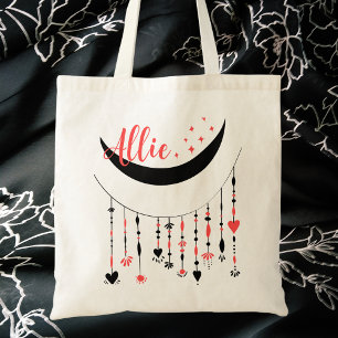 Bolsa Tote Modern Boho Moon & Stars Trendy
