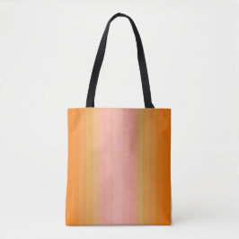 Bolsa Tote Modern Boho Orange e Pink Tot Bag