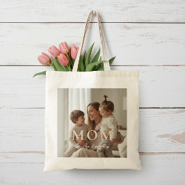 Bolsa Tote Modern Custom Photo MOM Mothers Day Tote Bag