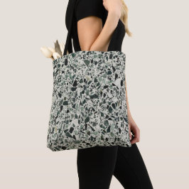 Bolsa Tote Modern Green Terrazzo