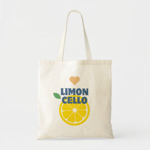 Bolsa Tote Modern Lemon Heart Limoncello Favor Gift Merch