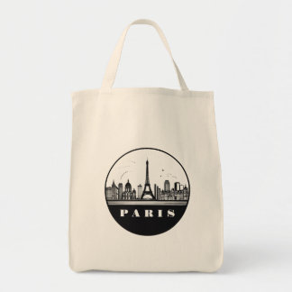 Bolsa Tote Modern Paris, França Cityscape | Skyline Tote Bag