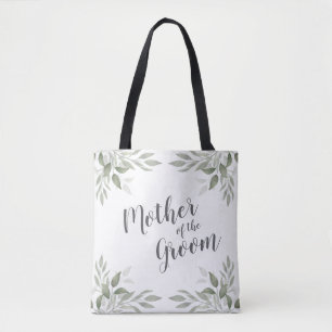 Bolsa Tote Modern Sage Greenery Mãe do Noivo