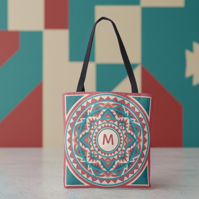 Bolsa Tote Modern Southwest Mandala (Criador carregado)