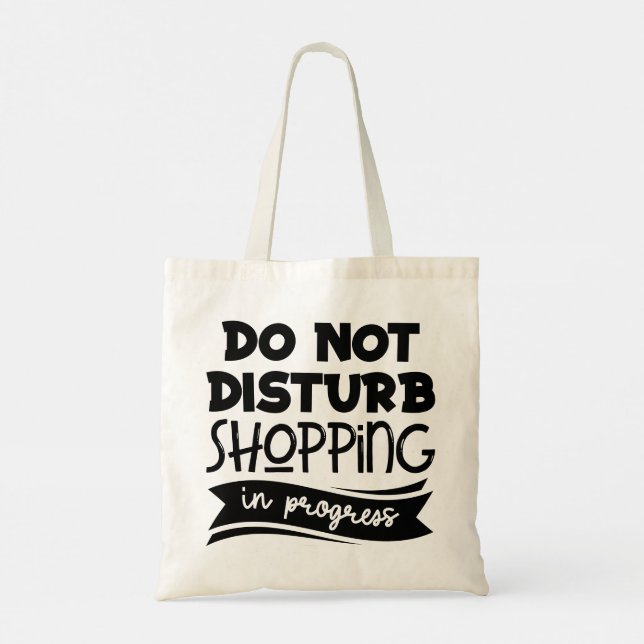 Bolsa Tote Modern Typography funny Quotes (Verso)