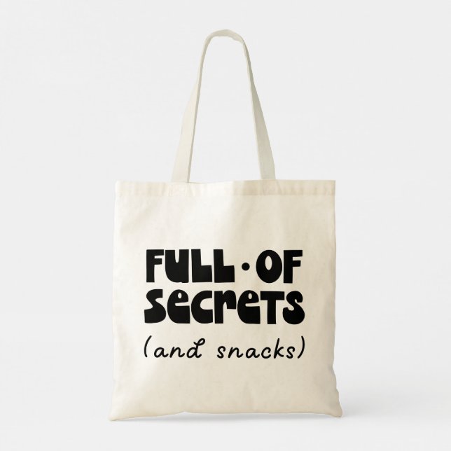 Bolsa Tote Modern Typography funny Quotes (Verso)