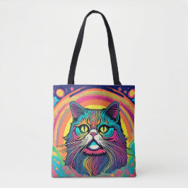 Bolsa Tote Modern Zen Cat