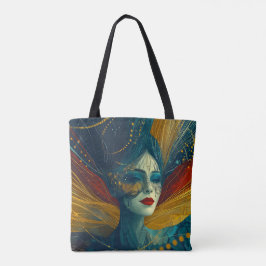 Bolsa Tote Moderna e única Trendy Legal Fantasy Mulher