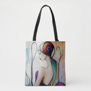 Bolsa Tote Moderna Original Única Fashion Cool Fantasia Mulhe