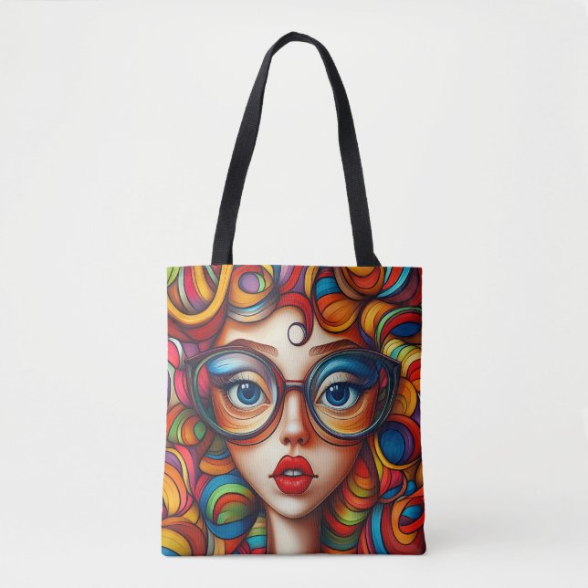 Bolsa Tote Moderna Original Único Trendy Legal Fantasy Mulher (Frente)
