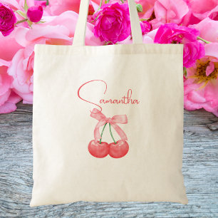 Bolsa Tote Moderno Arco Rosa Fofo & Cerejas