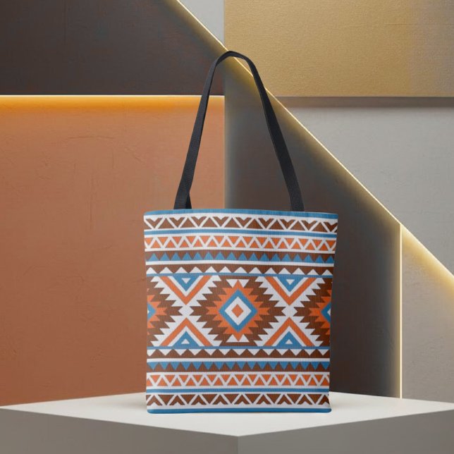Bolsa Tote Moderno estilo sudoeste geométrico (Criador carregado)