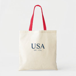 Bolsa Tote Moderno EUA Estabelecido em 1776