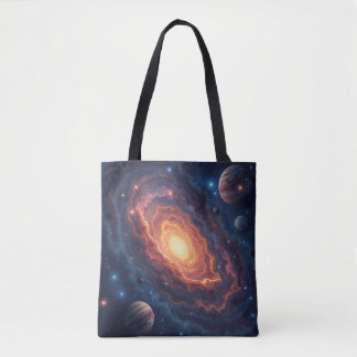 Bolsa Tote Moderno Simples : Rocha Espacial Galáxica Legal