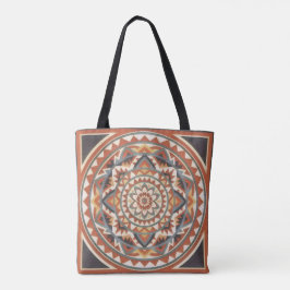 Bolsa Tote Moderno Sudoeste de Mandala