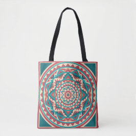 Bolsa Tote Moderno Sudoeste de Mandala