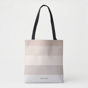 Bolsa Tote Modernos com Monograma Pastel