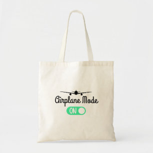 Bolsa Tote Modo de avião em T-Shirt