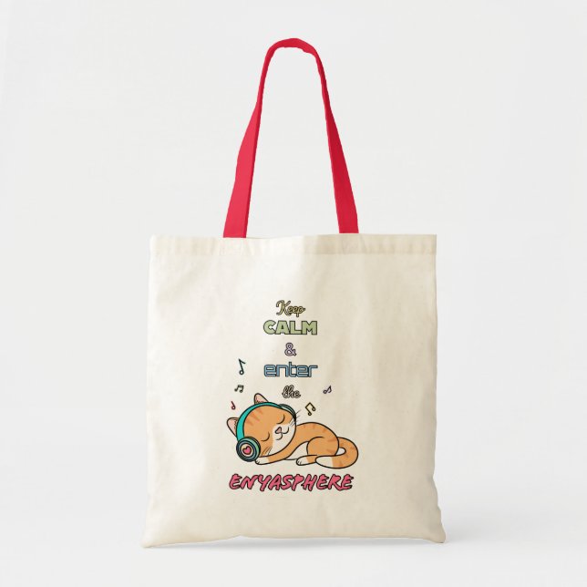 Bolsa Tote Modo de Meowditation | (Frente)