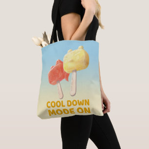 Bolsa Tote Modo de Resfriamento Ativado: Picolés de Iron T e