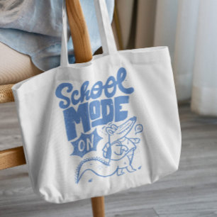Bolsa Tote Modo Escolar Em Crocodilo