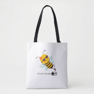 Bolsa Tote "Modo Escolar: OFF - Chillin' Bee"