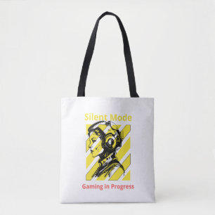 Bolsa Tote Modo Silencioso – Jogo em Andamento Aviso de Sal